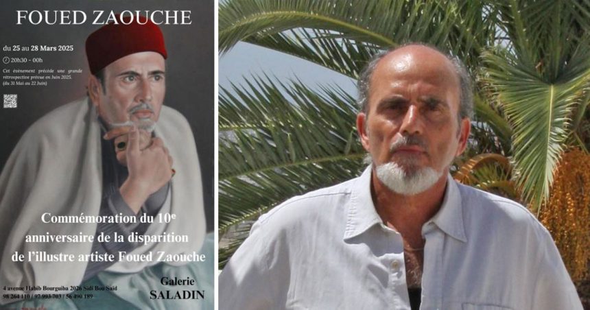 Galerie Saladin | Une rétrospective du peintre Foued Zaouche (1944-2015)