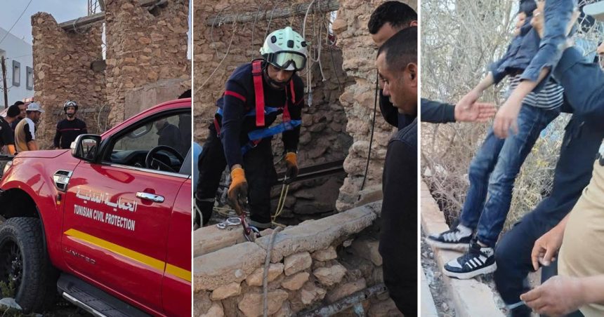 Médenine | Un enfant de 9 ans sauvé après une chute dans un puits