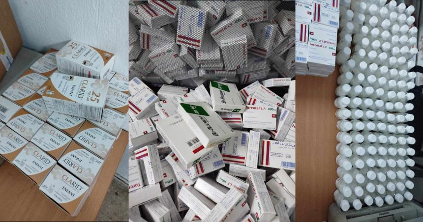 Saisie d’une importante quantité de médicaments de contrebande à Sfax