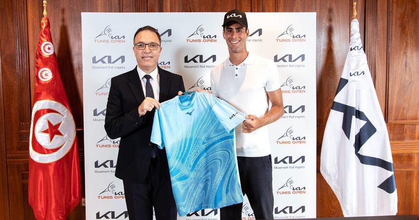 Tennis │ Kia sponsorise Aziz Dougaz au Kia Tunis Open 2025