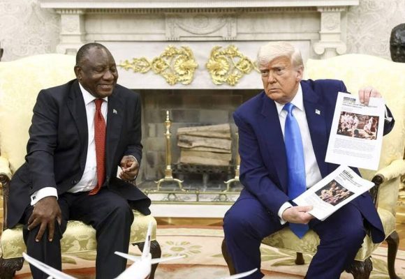 Trump accuse l’Afrique du Sud de génocide contre les Blancs