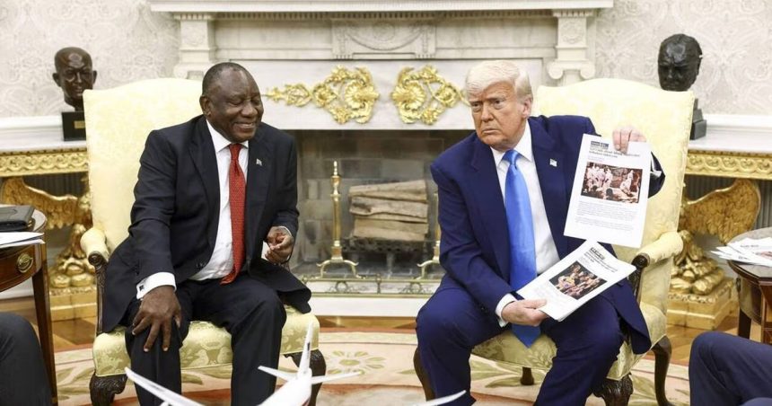 Trump accuse l’Afrique du Sud de génocide contre les Blancs