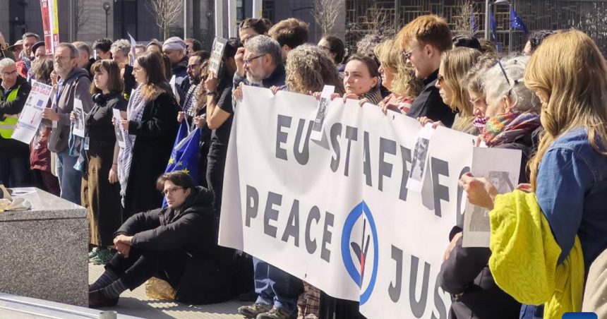Pas en notre nom │ Le personnel de l’UE exige une action à Gaza