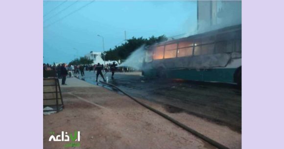 Enquête sur l’incendie d’un bus de la société régionale du transport de Sfax