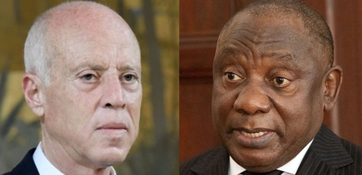 Saïed à Ramaphosa : «L’Afrique aux Africains et la Palestine aux Palestiniens»