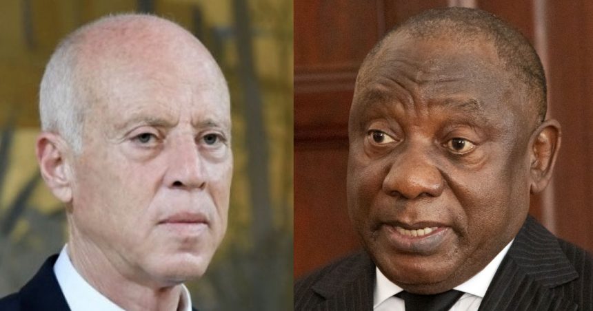Saïed à Ramaphosa : «L’Afrique aux Africains et la Palestine aux Palestiniens»