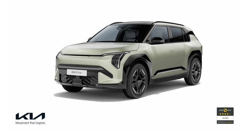 Kia EV3 décroche les 5 étoiles aux crash-tests Euro NCAP