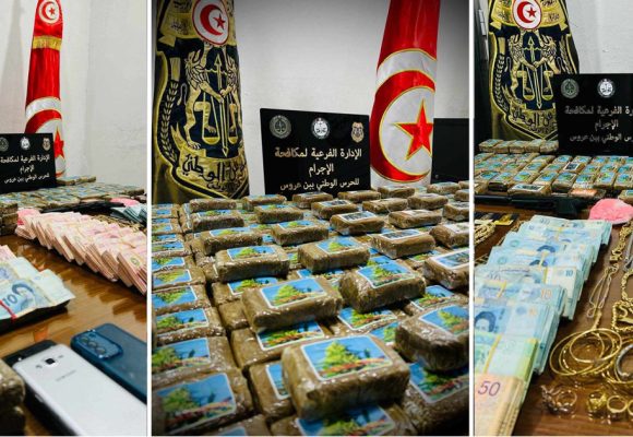 Saisie massive de cannabis & d’ecstasy | Deux réseaux internationaux démantelés à Ben Arous