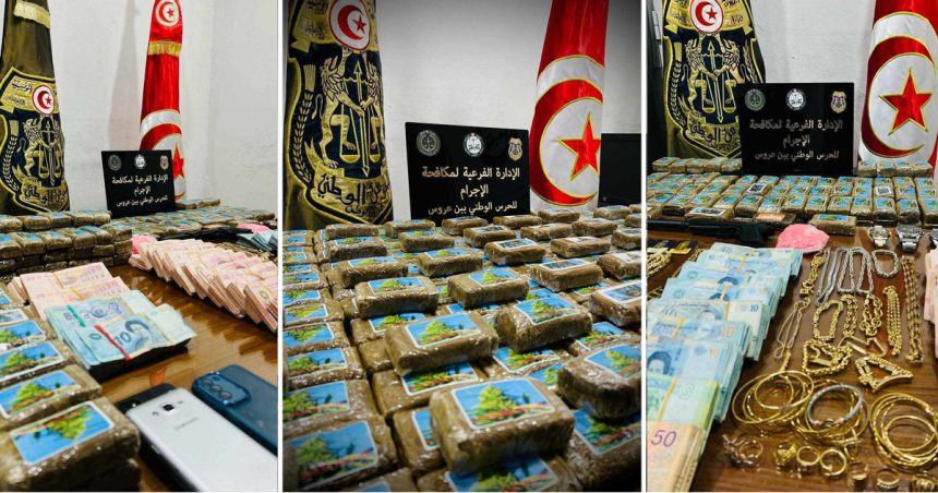 Saisie massive de cannabis & d’ecstasy | Deux réseaux internationaux démantelés à Ben Arous