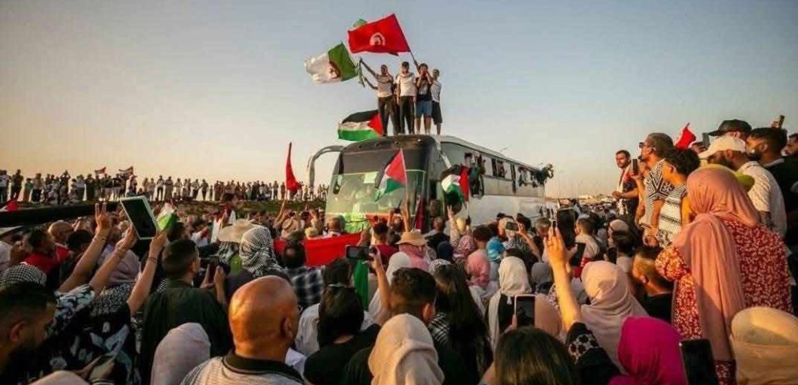 La Caravane Al-Soumoud sur le chemin du retour (Itinéraire)