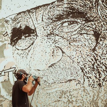 Djerbahood │ Nouvelle fresque signée Alexandre Farto aka Vhils