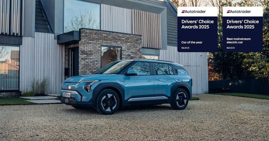 Kia EV3, «Voiture de l’Année» aux Autotrader Awards 2025