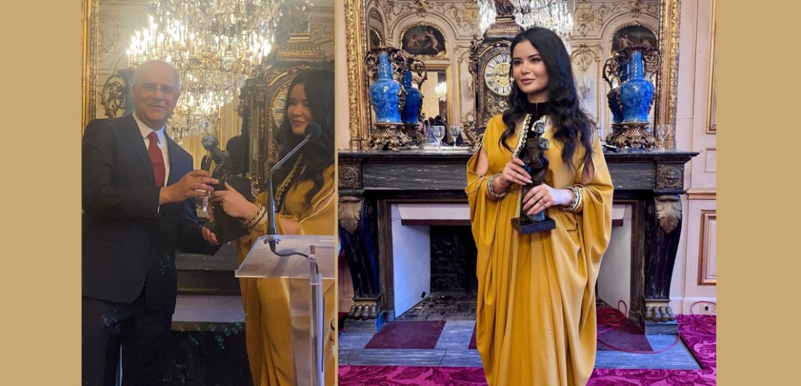 Ambassade de Tunisie en France | Rania Toukebri reçoit le Trophée de la réussite au féminin