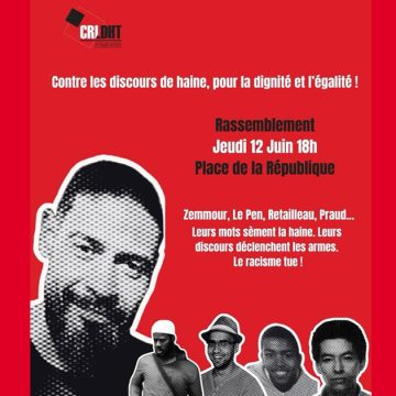 Meurtre de Hichem Miraoui  │ Rassemblement à Paris contre «le racisme qui tue»