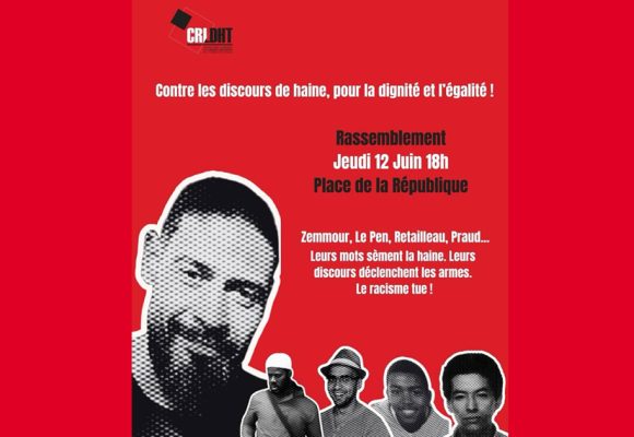 Meurtre de Hichem Miraoui  │ Rassemblement à Paris contre «le racisme qui tue»