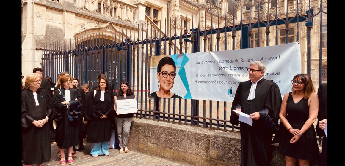 Les avocats du Barreau de Rouen solidaires avec Sonia Dahmani