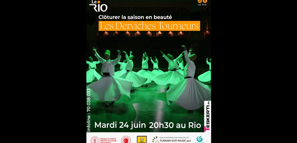Tunis | Les derviches tourneurs le 24 juin au RIO