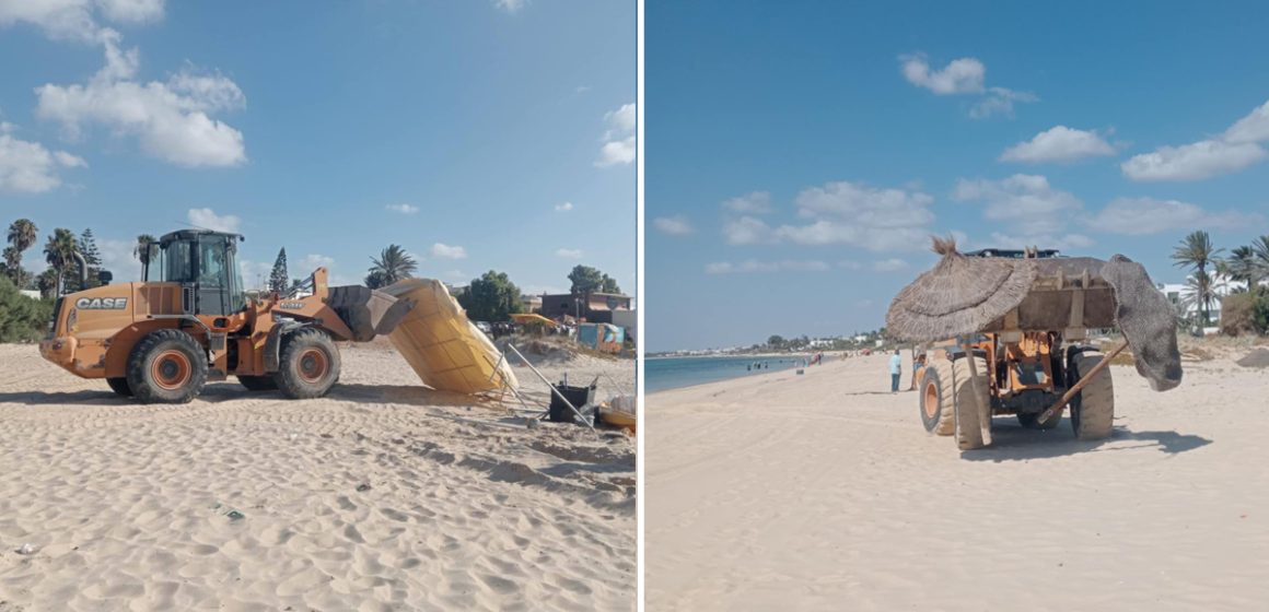 Nabeul | Campagnes contre les installations illégales sur les plages