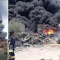Gabès | L’incendie dans l’entrepôt de pneus usagés maîtrisé