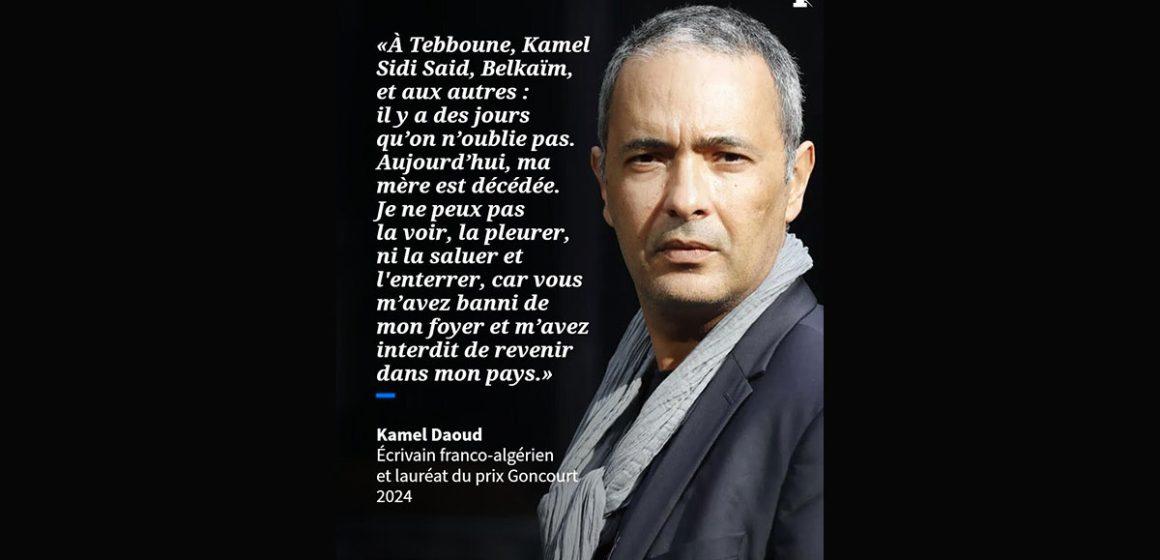 Algérie l Le cri exilé de Kamel Daoud à ceux qui volent son deuil