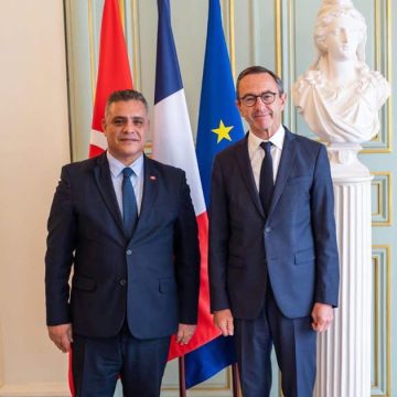 Tunisie | France : Khaled Nouri reçu à Paris par Bruno Retailleau