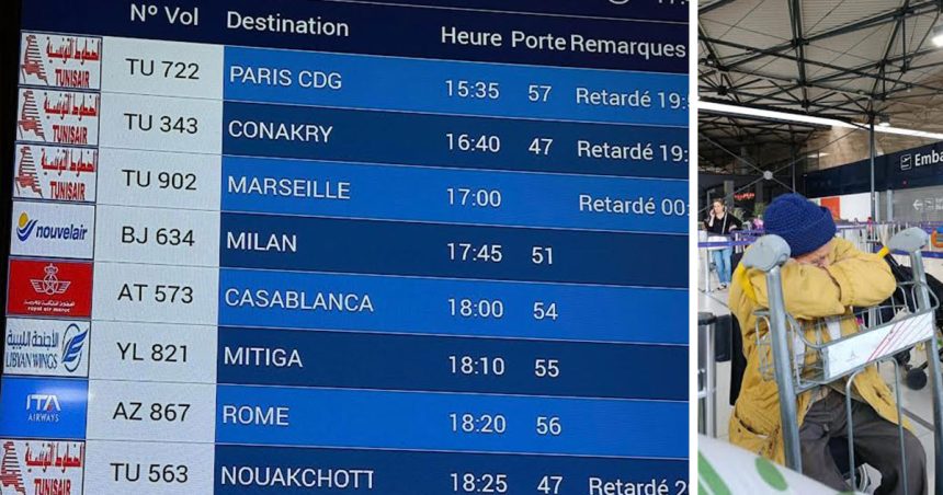Tunisair au bord du gouffre │ Trois jours de chaos, retards monstres, passagers abandonnés