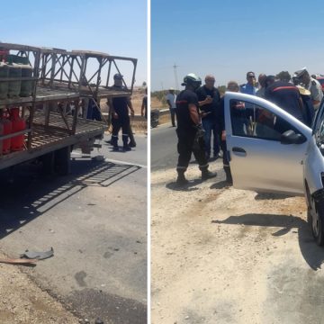 Un mort et 4 blessés dans un accident de la route à Métouia