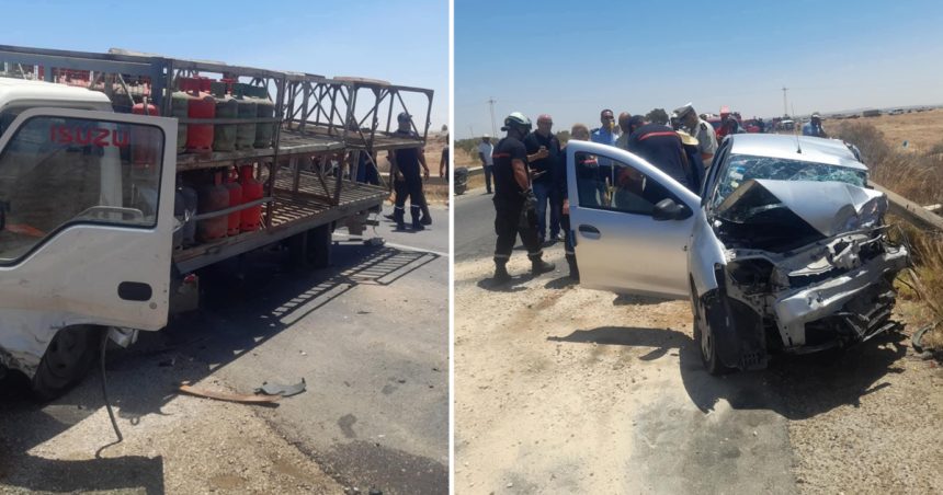 Un mort et 4 blessés dans un accident de la route à Métouia