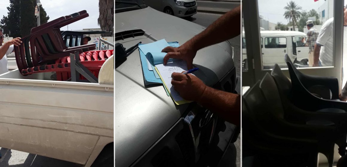 La municipalité de Tunis poursuit sa lutte contre l’occupation illégale des trottoirs