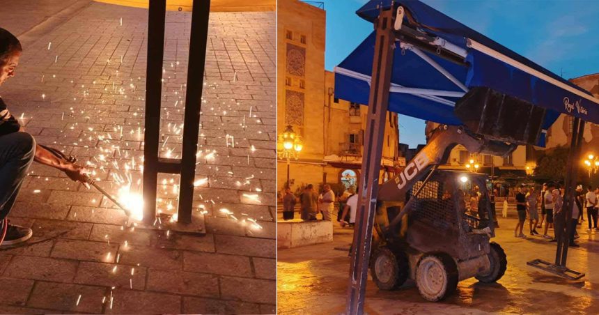 Campagne pour libérer les trottoirs et faire respecter la réglementation à Tunis