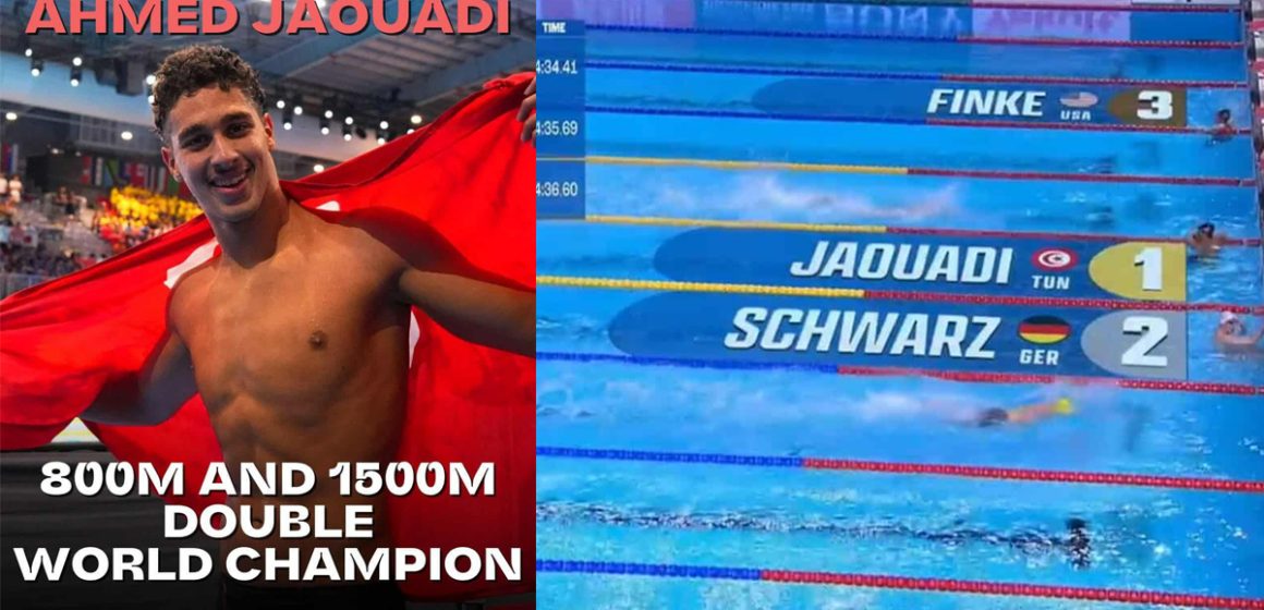 Ahmed Jaouadi remporte le 1500 m à Singapour et devient double champion du monde