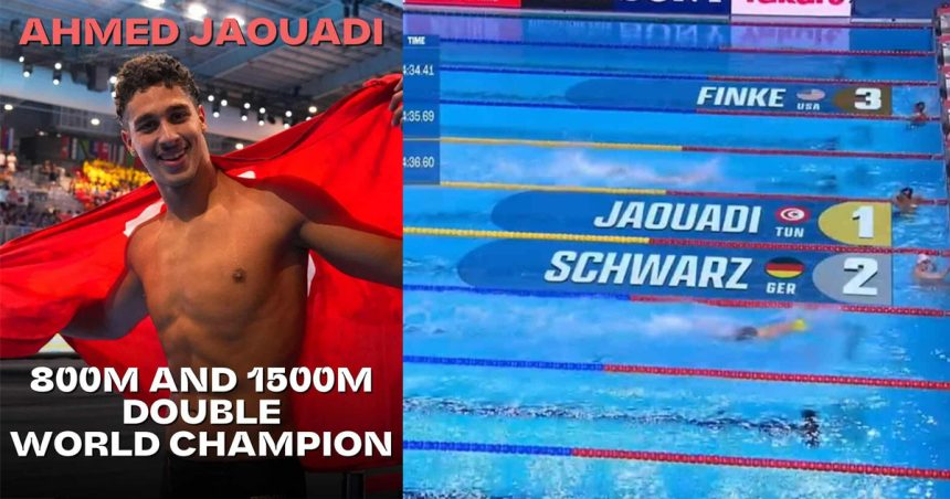 Ahmed Jaouadi remporte le 1500 m à Singapour et devient double champion du monde