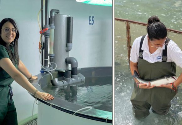 Fairouz Abbassi, une Tunisienne en aquaculture