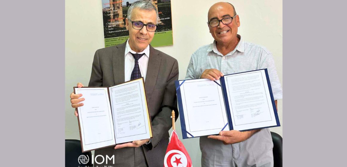 Signature d’un accord de coopération entre l’OIM Tunisie et l’INTES