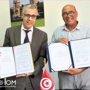 Signature d’un accord de coopération entre l’OIM Tunisie et l’INTES