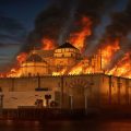 Incendie dans la grande mosquée-cathédrale de Cordoue