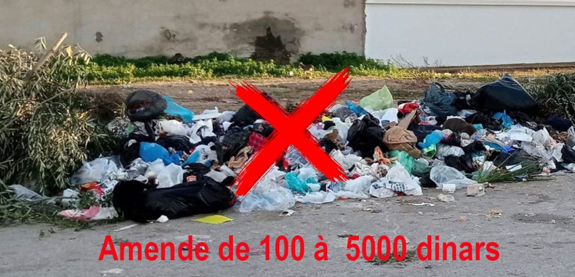 Tunisie | Proposition d’une loi sanctionnant le jet d’ordures dans l’espace public