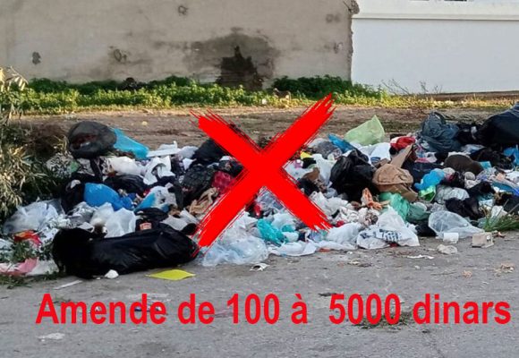 Tunisie | Proposition d’une loi sanctionnant le jet d’ordures dans l’espace public