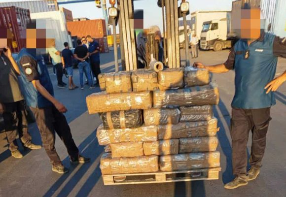 Saisie de 572,5 kg de cannabis au port de Radès