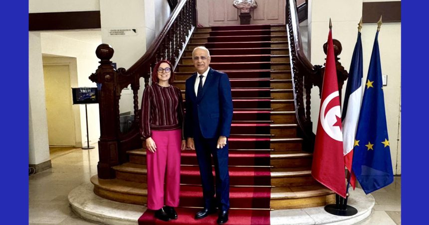 Dhia Khaled Maryvonne Le Brignonen Formation des hauts fonctionnaires | La Tunisie et la France renforcent leur coopération
