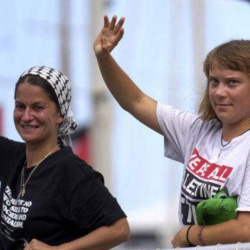 Greta Thunberg au départ de Bizerte | Le monde n’oublie pas Gaza