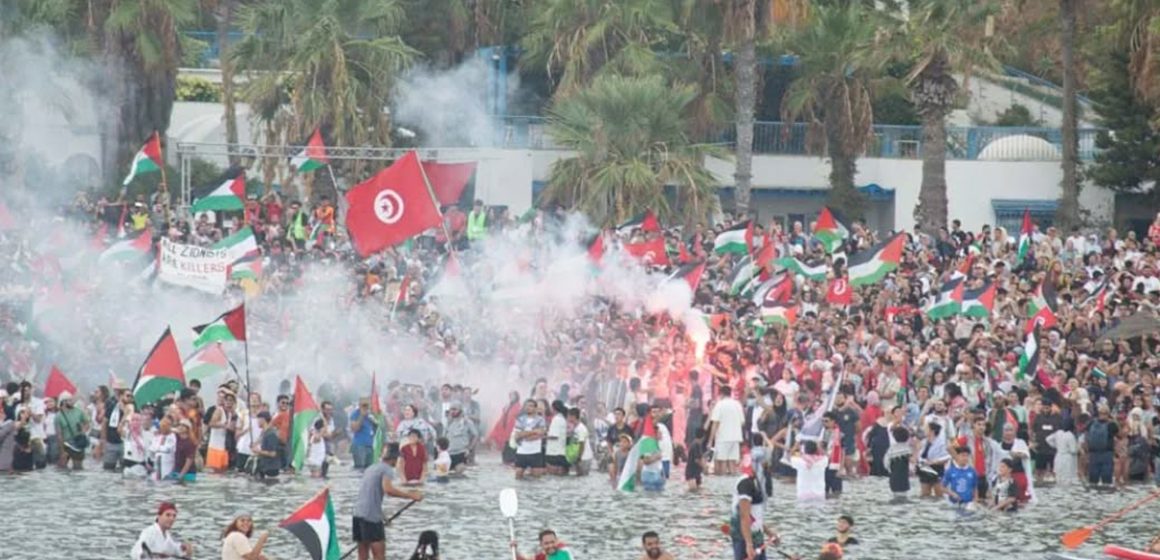 Rassemblement à Sidi Bou Saïd pour le départ de la flottille Soumoud (Photos & vidéo)
