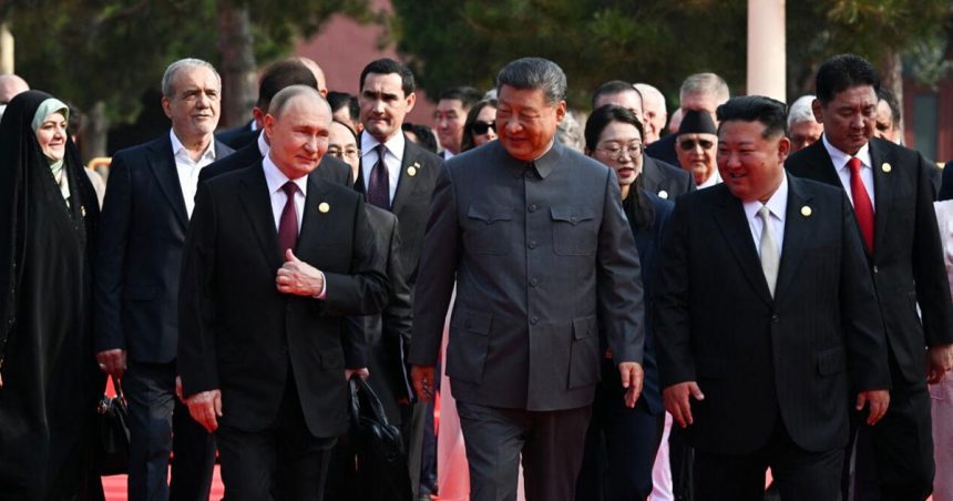 Xi Jinping, Vladimir Poutine et Kim Jong-un narguent Donald Trump 