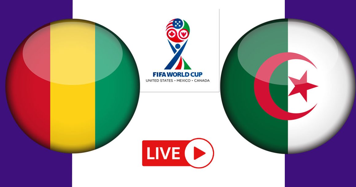 Algérie vs Guinée en live streaming : Éliminatoires pour la Coupe du monde