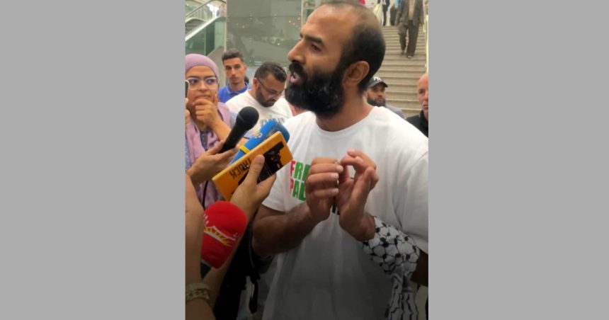 Soumoud | Tunis : Ali Kniss de retour au bercail après sa détention en Israël