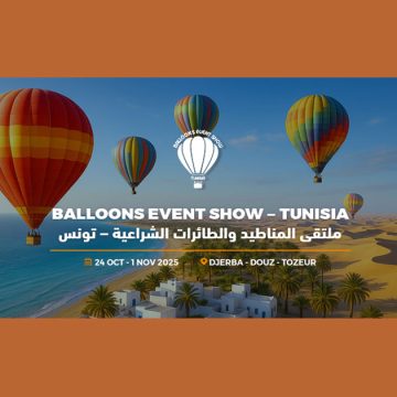 Festival international de montgolfières dans le sud tunisien