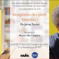 IFT | Présentation de l’ouvrage «Imaginons des profs heureux» de Jomaa Souissi