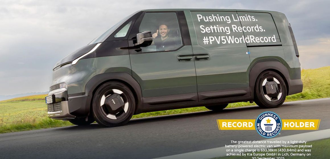 Kia-PV5-Cargo-Record Le Kia PV5 Cargo inscrit au Guinness Worlds Records