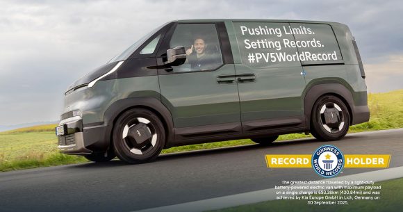 Kia-PV5-Cargo-Record Le Kia PV5 Cargo inscrit au Guinness Worlds Records
