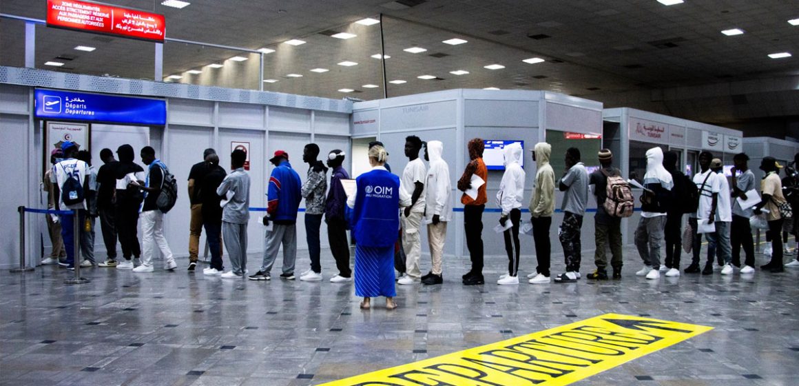 L’OIM facilite le retour de 105 migrants gambiens à partir de Tunis